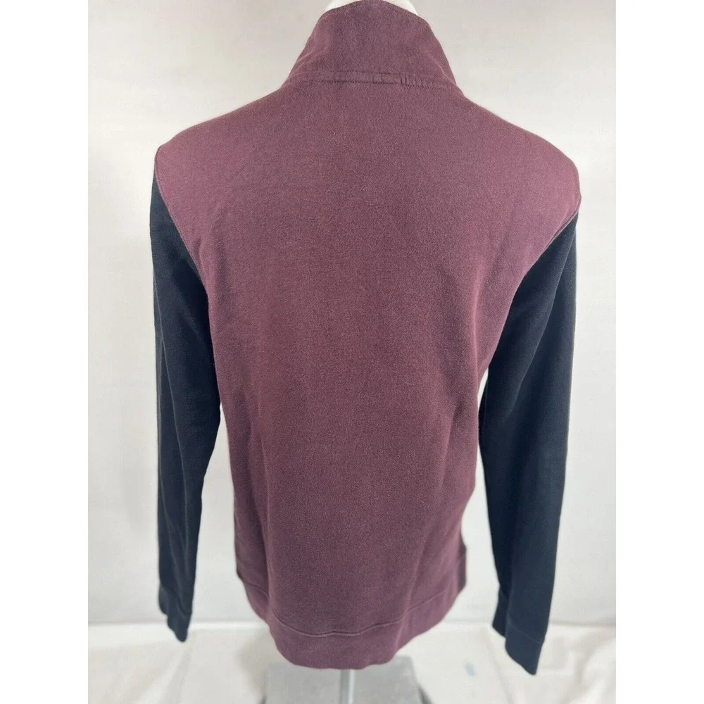 Nike Quarter Zip Pullover Womens Small Maroon Athleisure Streetwear‎